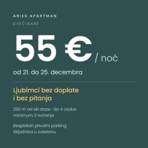 55 € noć — 21–25. decembra